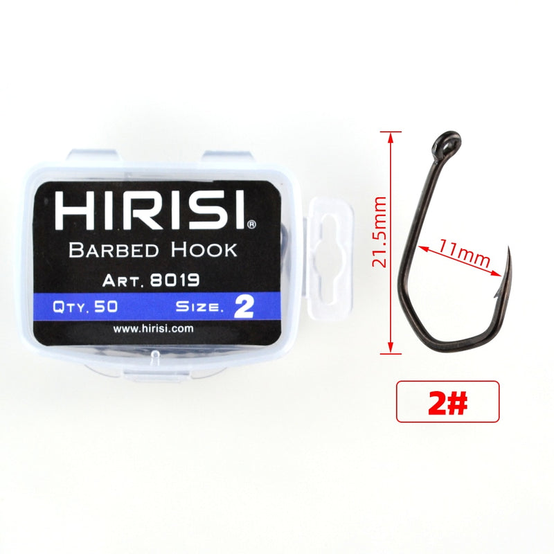 Load image into Gallery viewer, HIRISI Box 50pcs Fishing Hooks
