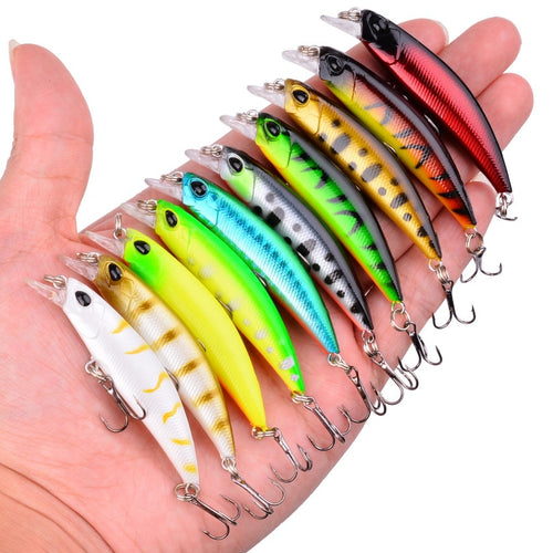 🎃 Spooky Sale-50% OFF🐠Mixed Minnow Fishing Lure Set