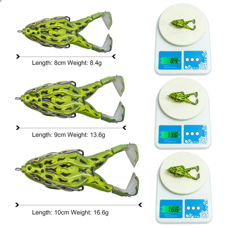 Load image into Gallery viewer, 🎃 Spooky Sale-40% OFF🐠GOTURE Frog Fishing Lure 3 sizes
