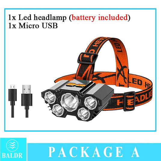 🎃 Spooky Sale-30% OFF🐠USB Portable Headlamp