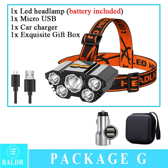 🎃 Spooky Sale-30% OFF🐠USB Portable Headlamp