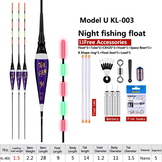 🌸Spring Sale-30% OFF🐠Electric Luminous Night Fishing Floats