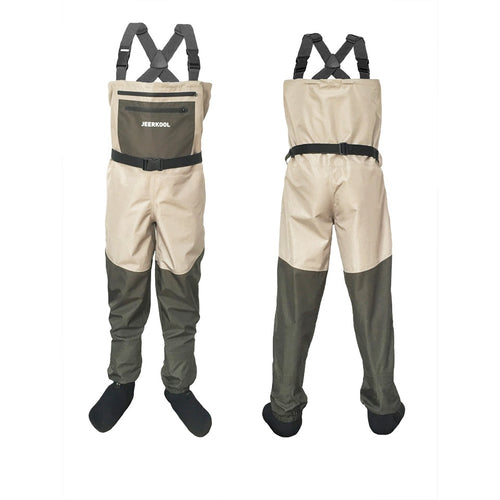 JEERKOOL Fishing Pants and Chest Waterproof