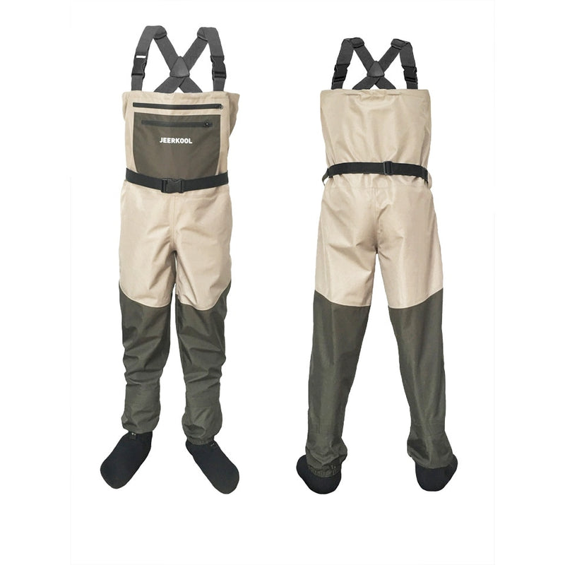 Load image into Gallery viewer, JEERKOOL Fishing Pants and Chest Waterproof
