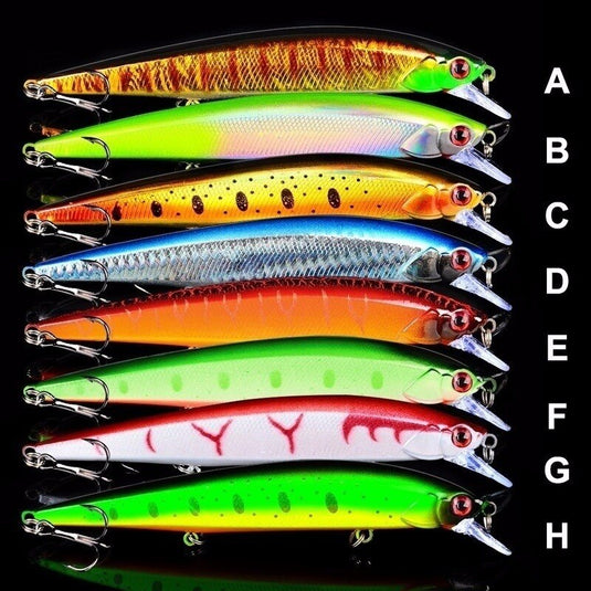 1PCS 14cm 18.5g  3D Bionic Minnow Fishing Lure