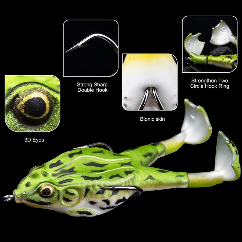 Load image into Gallery viewer, ❄️ Winter Sale-40% OFF🐠GOTURE Frog Fishing Lure 3 sizes
